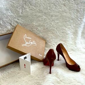 Christian Louboutin Peep Toe Heels
